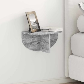 Estante de pared 2 pcs Gris Sonoma 38 x 19 x 19 cm en Estantes y estanterías | Comprar online en Foro24