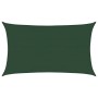 Toldo de vela HDPE verde oscuro 160 g/m² 5x8 m