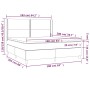 Boxspringbett mit hellgrauer Stoffmatratze 160x200 cm von , Betten und Lattenroste - Ref: Foro24-3131921, Preis: 538,09 €, Ra...