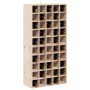 Estante de Vino 2 pcs Natural 56 x 25 x 56 cm en Armarios para vino y licores | Comprar online en Foro24