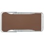 Folding beach chairs, 2 units, steel and brown oxford fabric by vidaXL, Garden chairs - Ref: Foro24-44362, Price: 65,35 €, Di...