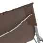 Folding beach chairs, 2 units, steel and brown oxford fabric by vidaXL, Garden chairs - Ref: Foro24-44362, Price: 68,43 €, Di...