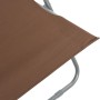 Klappbare Strandkörbe 2 Einheiten Stahl und brauner Oxford-Stoff von vidaXL, Gartenstühle - Ref: Foro24-44362, Preis: 65,35 €...