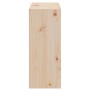 Estante de Vino 2 pcs Natural 62 x 25 x 62 cm en Armarios para vino y licores | Comprar online en Foro24