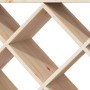 Estante de Vino 2 pcs Natural 62 x 25 x 62 cm en Armarios para vino y licores | Comprar online en Foro24