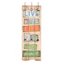 LIVE LIFE Wandgarderobe mit 6 Haken 120x40 cm von vidaXL, Hut- und Garderobenständer - Ref: Foro24-245849, Preis: 71,75 €, Ra...