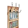 LIVE LIFE wall coat rack with 6 hooks 120x40 cm by vidaXL, Hat and coat racks - Ref: Foro24-245849, Price: 70,28 €, Discount: %