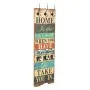 Wall-mounted coat rack HOME IS with 6 hooks 120x40 cm by vidaXL, Hat and coat racks - Ref: Foro24-245848, Price: 60,10 €, Dis...