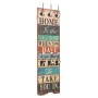 Wall-mounted coat rack HOME IS with 6 hooks 120x40 cm by vidaXL, Hat and coat racks - Ref: Foro24-245848, Price: 61,29 €, Dis...