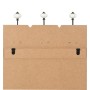 HOME IS Wandgarderobe mit 6 Haken 120x40 cm von vidaXL, Hut- und Garderobenständer - Ref: Foro24-245848, Preis: 61,29 €, Raba...