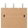 Wall-mounted coat rack HOME IS with 6 hooks 120x40 cm by vidaXL, Hat and coat racks - Ref: Foro24-245848, Price: 60,10 €, Dis...