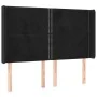 Box spring bed with mattress and LED black velvet 140x200 cm by , Beds and slatted bases - Ref: Foro24-3139507, Price: 475,45...