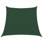 Toldo de vela verde oscuro HDPE 160 g/m² 3/4x3 m