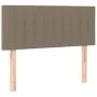 Box spring bed with taupe gray fabric mattress 80x200 cm by , Beds and slatted bases - Ref: Foro24-3140173, Price: 286,52 €, ...
