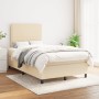 Box spring bed with cream fabric mattress 120x200 cm by , Beds and slatted bases - Ref: Foro24-3141686, Price: 411,41 €, Disc...