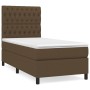 Boxspringbett mit dunkelbrauner Stoffmatratze 100x200 cm von , Betten und Lattenroste - Ref: Foro24-3141996, Preis: 383,06 €,...