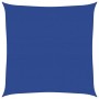Toldo de vela cuadrado HDPE azul 160 g/m² 4x4 m