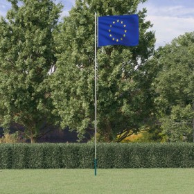 Mástil y bandera de Europa aluminio 6,23 m