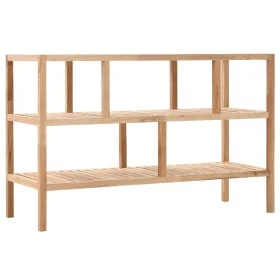 Solid walnut wood bathroom shelf 100x40x65 cm by vidaXL, Bookcases and shelves - Ref: Foro24-247100, Price: 102,10 €, Discoun...