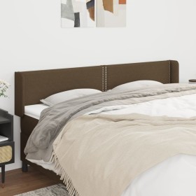 Kopfteil aus dunkelgrauem Stoff, 183 x 16 x 78/88 cm von , Kopf- und Fußteile - Ref: Foro24-3118645, Preis: 57,02 €, Rabatt: %