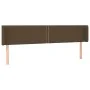 Dark gray fabric headboard 183x16x78/88 cm by , Headboards and footboards - Ref: Foro24-3118645, Price: 56,31 €, Discount: %