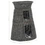 Cestas de gatos 3 uds con cojines sauce natural gris 47x34x60cm en Mobiliario para gatos | Comprar online en Foro24