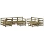 Gartenmöbel-Set 10-teilig aus imprägniertem Kiefernholz von , Gartensets - Ref: Foro24-3186577, Preis: 541,41 €, Rabatt: %