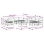 Gartenmöbel-Set 10-teilig aus imprägniertem Kiefernholz von , Gartensets - Ref: Foro24-3186577, Preis: 541,41 €, Rabatt: %