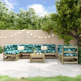 Gartenmöbel-Set 8-teilig aus imprägniertem Kiefernholz von , Gartensets - Ref: Foro24-3186458, Preis: 454,50 €, Rabatt: %