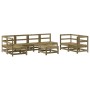 Gartenmöbel-Set 8-teilig aus imprägniertem Kiefernholz von , Gartensets - Ref: Foro24-3186458, Preis: 460,67 €, Rabatt: %