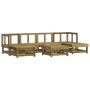 Gartenmöbel-Set 7-teilig aus imprägniertem Kiefernholz von , Gartensets - Ref: Foro24-3186360, Preis: 363,29 €, Rabatt: %