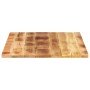 Tablero de mesa rectangular madera mango rugosa 100x80x3,8 cm en Tableros para mesas | Comprar online en Foro24