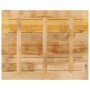 Tablero de mesa rectangular madera mango rugosa 100x80x3,8 cm en Tableros para mesas | Comprar online en Foro24