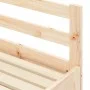 Trundle sofa bed solid pine wood 90x200 cm by , Beds and slatted bases - Ref: Foro24-836147, Price: 157,53 €, Discount: %