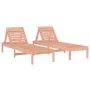 Tumbonas 2 unidades madera maciza douglas 199,5x60x74 cm de , Tumbonas - Ref: Foro24-825076, Precio: 181,23 €, Descuento: %
