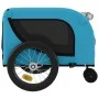 Haustier-Fahrradanhänger, Eisen-Oxford-Stoff, Blau, Schwarz von , Kinderwagen für Haustiere - Ref: Foro24-94023, Preis: 119,0...
