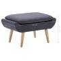 Reposapiés tapizado de tela 73x43x42 cm gris oscuro von vidaXL, Osmanen - Ref: Foro24-246989, Preis: 112,55 €, Rabatt: %