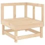Garten-Ecksofa aus massivem Kiefernholz von , Modulare Sofas für den Außenbereich - Ref: Foro24-825366, Preis: 57,18 €, Rabat...