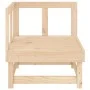 Garten-Ecksofa aus massivem Kiefernholz von , Modulare Sofas für den Außenbereich - Ref: Foro24-825366, Preis: 57,18 €, Rabat...