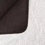 Double-sided quilted bedspread 230x260 cm cream and brown by vidaXL, Bedspreads and duvets - Ref: Foro24-132964, Price: 34,90...
