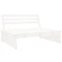 Zentrales Gartensofa aus massivem weißem Kiefernholz 120x80 cm von , Modulare Sofas für den Außenbereich - Ref: Foro24-825745...