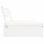 Zentrales Gartensofa aus massivem weißem Kiefernholz 120x80 cm von , Modulare Sofas für den Außenbereich - Ref: Foro24-825745...