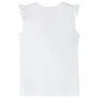 Children's ecru ruffle sleeve t-shirt 128 by , Kids T-shirts - Ref: Foro24-11322, Price: 8,19 €, Discount: %