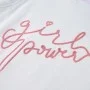 Ecrufarbenes Kinder-T-Shirt mit Rüschenärmeln 128 von , Kinder-T-Shirts - Ref: Foro24-11322, Preis: 8,19 €, Rabatt: %
