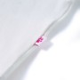 Ecrufarbenes Kinder-T-Shirt mit Rüschenärmeln 128 von , Kinder-T-Shirts - Ref: Foro24-11322, Preis: 8,28 €, Rabatt: %
