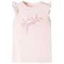 Soft pink ruffle sleeve children's t-shirt 128 by , Kids T-shirts - Ref: Foro24-11317, Price: 8,19 €, Discount: %