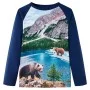 Marineblaues Langarm-T-Shirt für Kinder 92 von , Kinder-T-Shirts - Ref: Foro24-12749, Preis: 9,12 €, Rabatt: %