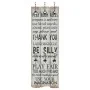THANK YOU wall coat rack with 6 hooks 120x40 cm by vidaXL, Hat and coat racks - Ref: Foro24-245850, Price: 54,47 €, Discount: %
