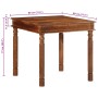 Mesa de comedor madera maciza de acacia 80x80x77 cm en Mesas de cocina y de comedor | Comprar online en Foro24