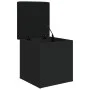 Black engineered wood storage bench 42x42x45 cm by , Benches for halls and storage - Ref: Foro24-835034, Price: 53,00 €, Disc...